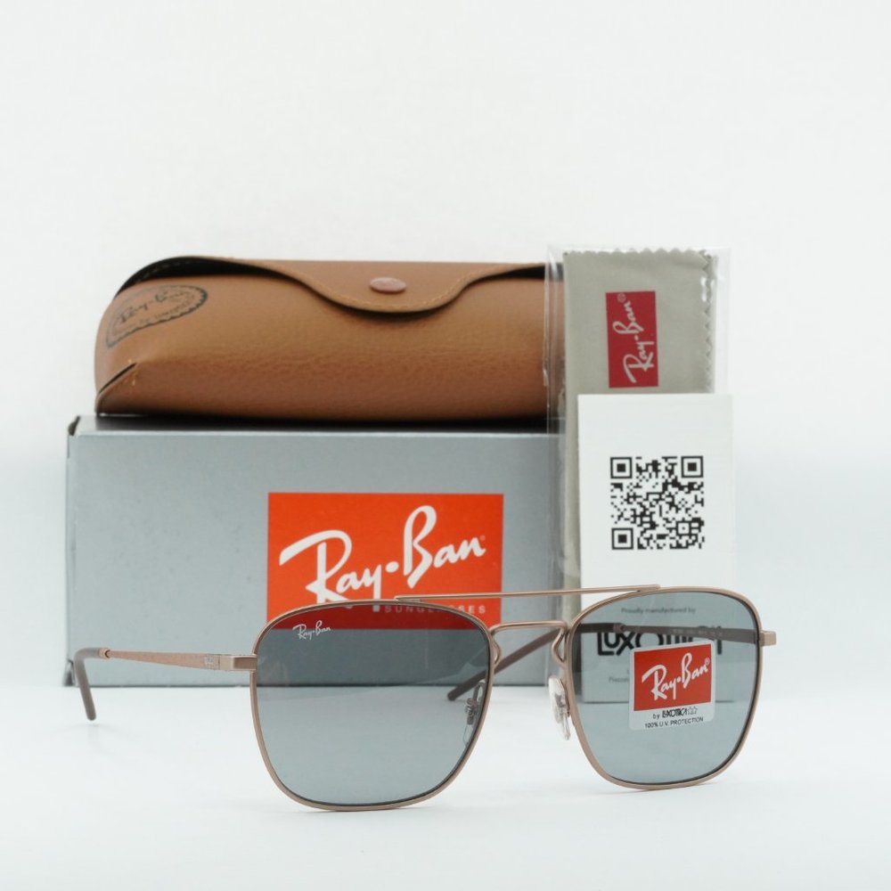 💯 NEW RAY-BAN RB3588 9146/1 BRONZE GREY MENS SUNGLASSES - Picture 1 of 12